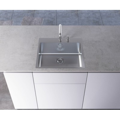 Schock new technic plus n100l Einzelbeckenspüle 55 cm Edelstahl