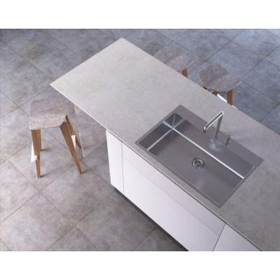 Schock new technic plus n100xl Einzelbeckenspüle 75 cm Edelstahl