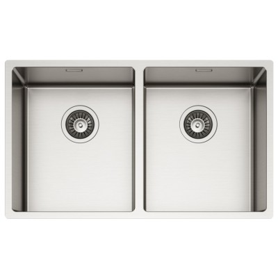 Schock new technick n200 Doppelspüle 74 cm Edelstahl