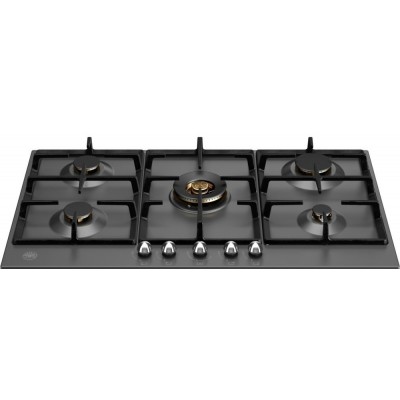 Bertazzoni p905cherne plaque de cuisson à gaz Heritage 90 cm noir mat