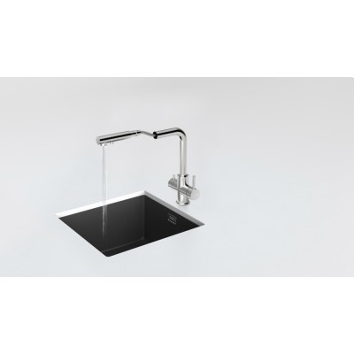Schock Vitus three-way mixer tap with filtered water, filters and stainless steel shower head