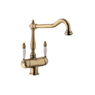 Bateria mieszaczowa Schock Aquapura Style Classic z trzema wyjściami i brązowymi filtrami do wody