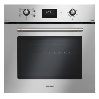 Four à vapeur combiné contemporain Schock sfc97ixv en acier inoxydable de 60 cm