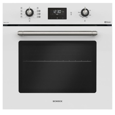 Schock sfc97ixv Moderner kombinierter Dampfbackofen, 60 cm, weiß