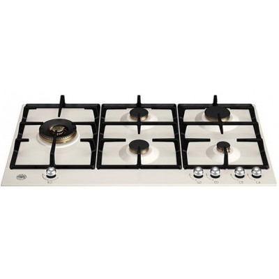 Bertazzoni p905lherax Heritage 90cm kuchenka gazowa kość słoniowa/stal nierdzewna