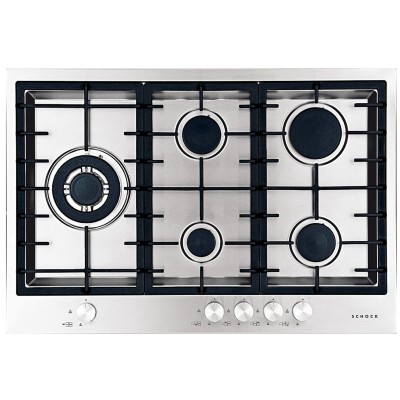 Schock stf855hix flat pc75 avg 75 cm Edelstahl-Gaskochfeld