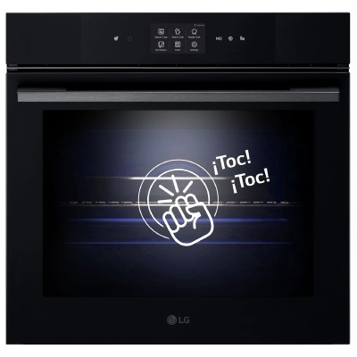 LG wsed7667m InstaView Einbau-Dampfgarer 60 cm mattschwarz