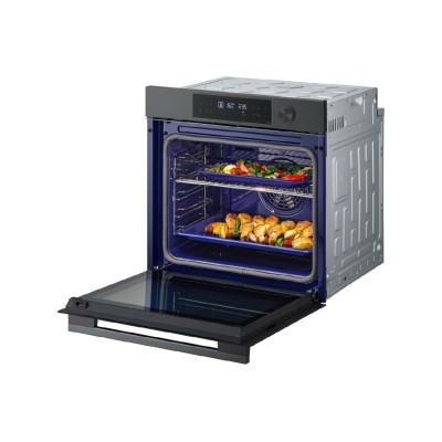 Piekarnik pirolityczny do zabudowy Lg wsed7612b Instaview 60cm, stal czarna