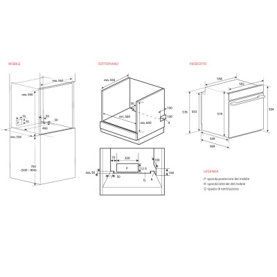 Lg wsed7612b forno pirolitico da incasso Instaview 60 cm acciaio nero