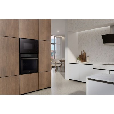 Kuchenka mikrofalowa do zabudowy Lg mgbz2593f h 39 cm czarna