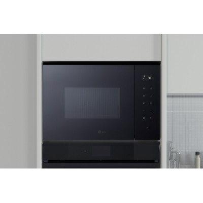 Kuchenka mikrofalowa do zabudowy Lg mgbz2593f h 39 cm czarna