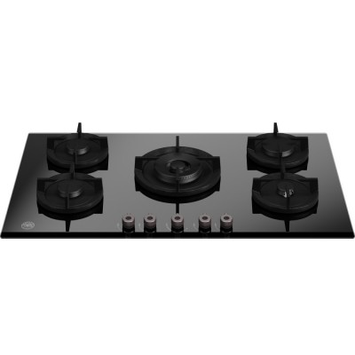 Bertazzoni p905cprogne placa de gas profesional 90 cm vitrocerámica negra