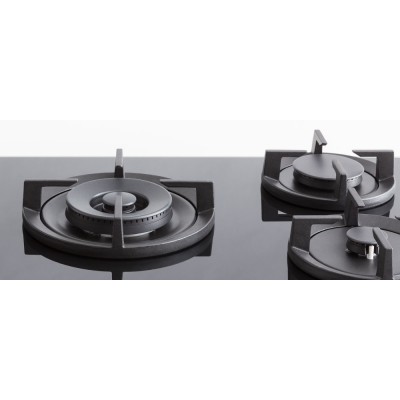 Bertazzoni p905lprogne professionelles Gaskochfeld 90 cm, schwarze Glaskeramik
