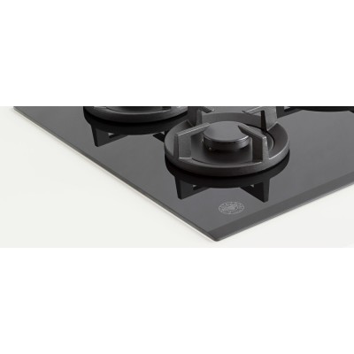 Bertazzoni p755cprogne professionelles Gaskochfeld 75 cm, schwarze Glaskeramik