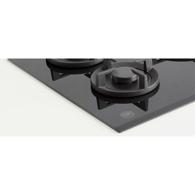 Bertazzoni p604lprogne 60cm profesjonalna płyta gazowa z czarną ceramiką szklaną