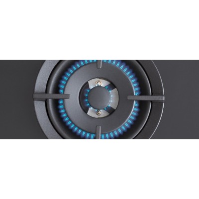 Bertazzoni p604lprogne professionelles Gaskochfeld 60 cm schwarze Glaskeramik