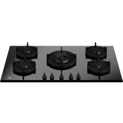Bertazzoni p905cmodgne modernes Gaskochfeld 90 cm, schwarze Glaskeramik