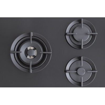 Bertazzoni p905cmodgne nowoczesna płyta gazowa 90cm szklano-ceramiczna czarna