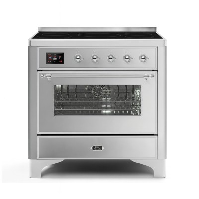 Ilve mi096ne3/ss 90cm Majestic kuchenka indukcyjna ze stali nierdzewnej