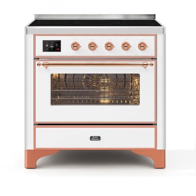 Ilve mi096ne3/wh Majestic 90cm biała kuchenka indukcyjna