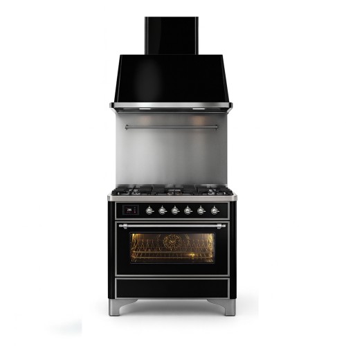 Ilve m096dne3/bk Gasherd +...