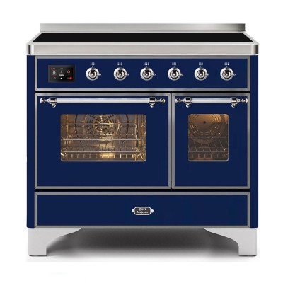 Ilve mdi106ne3/mb Tisch-Induktionsherd mit 100 cm Majestic Blue