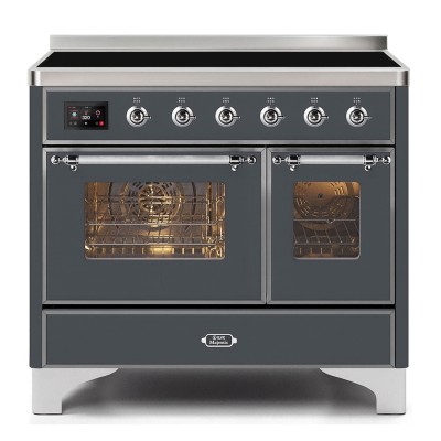 Cocina de inducción de encimera Ilve mdi106ne3/mg Majestic grafito mate de 100 cm