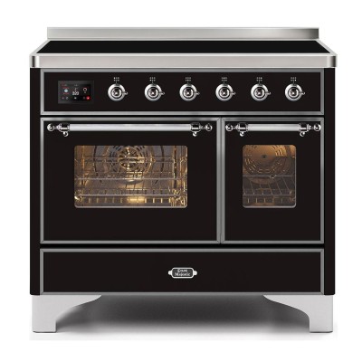 Ilve mdi106ne3/bk cucina induzione da appoggio 100 cm Majestic nero lucido
