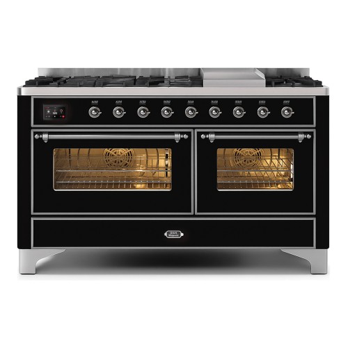 Ilve m15n-bk Gaskocher +...