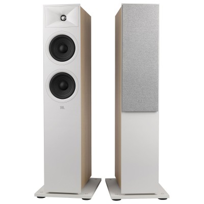Jbl 260f Stage 2 2.5-way floorstanding front speakers, wood-white