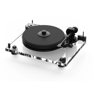 Gramofon Pro-Ject 6 PerspeX Balanced Pick it MC3 z napędem pasowym i przezroczystą akrylową podstawą