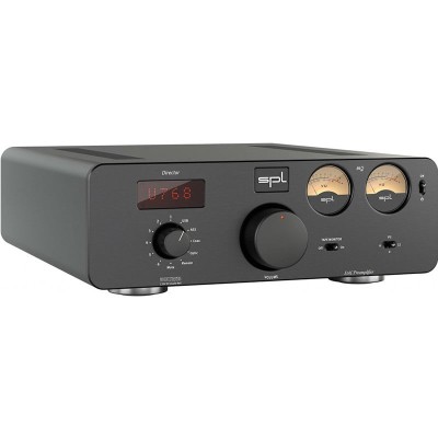 SPL Director Mk2 Stereo-Vorverstärker mit integriertem DAC Hi-Fi Schwarz, Silber, Rot