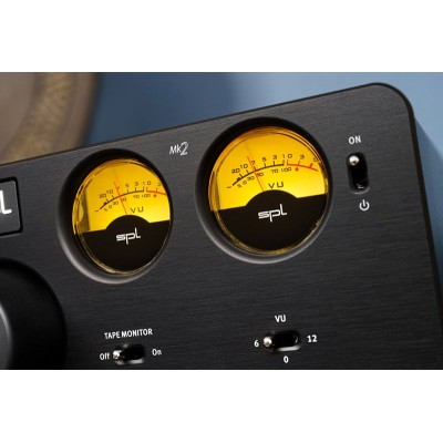 SPL Director Mk2 Stereo-Vorverstärker mit integriertem DAC Hi-Fi Schwarz, Silber, Rot