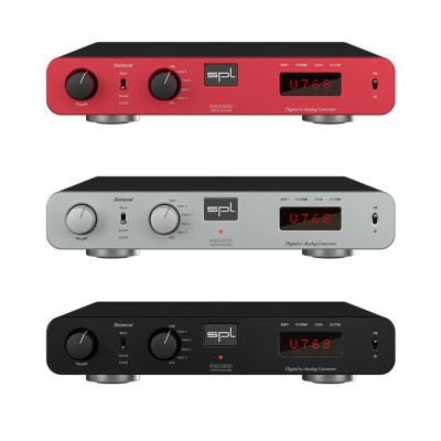 SPL Diamond DAC & Preamplificatore Digitale Hi-Fi nero, silver, rosso
