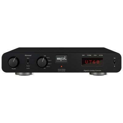 SPL Diamond DAC & Preamplificatore Digitale Hi-Fi nero, silver, rosso