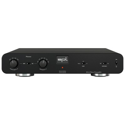 Preamplificador de phono de alta fidelidad SPL Phonos MM/MC (negro, plateado y rojo)