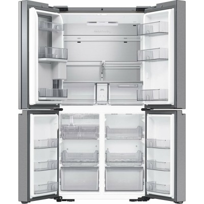 Refrigerador Samsung rf65dg9h0esref de 90 cm Family Hub™ con inteligencia artificial de 4 puertas y sistema de bebidas
