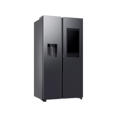Réfrigérateur-congélateur côte à côte Samsung RS90F66BEFEF Family Hub 91 cm - Anthracite
