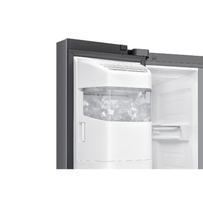Lodówka i zamrażarka Samsung RS90F65EDTEF 91 cm typu side-by-side – stal nierdzewna