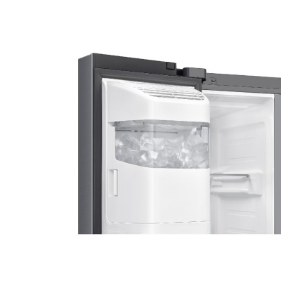 Réfrigérateur-congélateur Samsung rs90f67betef Family Hub côte à côte 90 cm - argent
