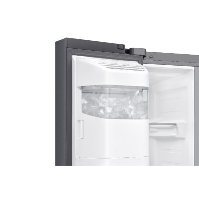 Samsung RS80F66KBFEF 91cm Side-by-Side Refrigerator and Freezer - Black