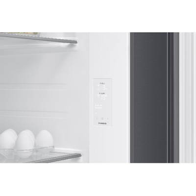 Samsung RS80F66KBFEF Side-by-Side Kühl- und Gefrierschrank, 91 cm, Schwarz