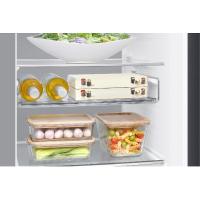Samsung RS80F66KBFEF 91cm Side-by-Side Refrigerator and Freezer - Black