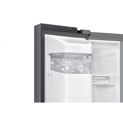 Réfrigérateur-congélateur côte à côte Samsung RS70F64KETEF 91 cm - Acier inoxydable