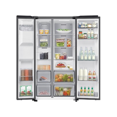 Samsung RS70F64KEFEF 90 cm Side-by-Side Kühlschrank + Gefrierfach – Anthrazit