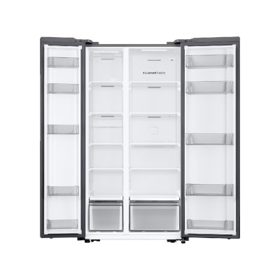 Frigorífico + congelador Samsung rs57dg400em9ef Air Space Ai side by side 91 cm - plata mate