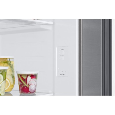 Lodówka i zamrażarka Samsung rs57dg400em9ef Air Space Ai side-by-side 91 cm - srebrny mat