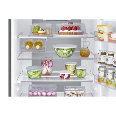 Samsung rb53dg706bs9ef First 75 Ai freestanding 76cm refrigerator-freezer - stainless steel