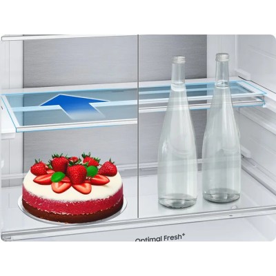 Samsung rb53dg706bs9ef First 75 Ai - Frigorífico-congelador independiente de 76 cm - acero inoxidable