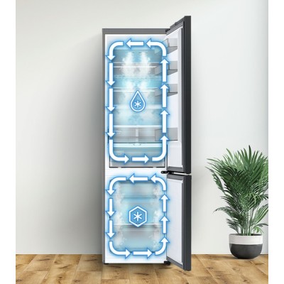 Frigorífico-congelador independiente Samsung rb38c7b6ab1 Bespoke de 60 cm - antracita